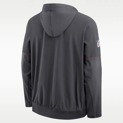 Cleveland Browns Sideline Anorak Men's Nike NFL 1/2-Zip Hooded
